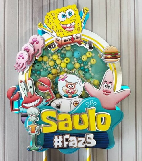 Leve + 13 Arquivo de Corte - Bob Esponja 2
