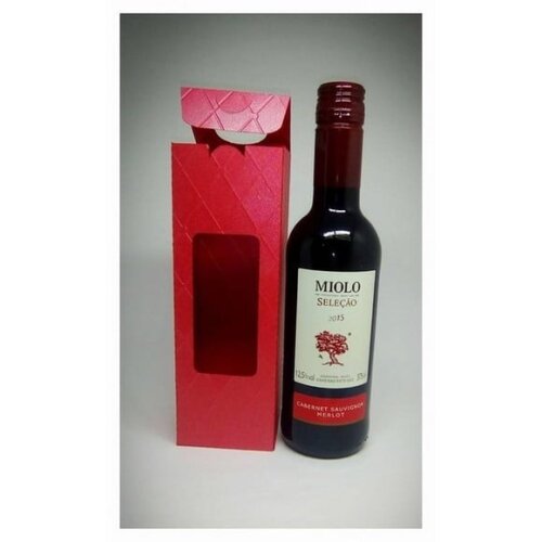 Leve + 13 Arquivo de Corte - Caixa para Mini Vinho 1