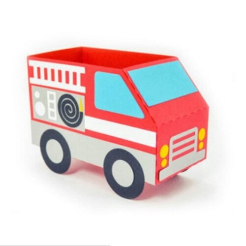 Leve + 13 Arquivo De Corte - Carro De Bombeiros 1