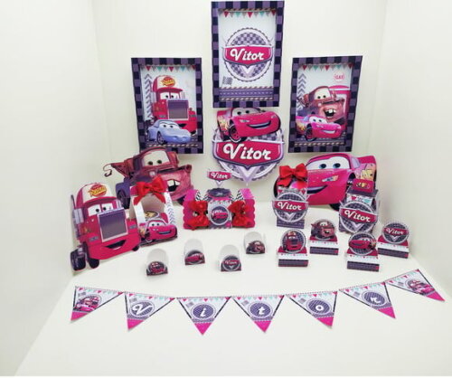 Leve + 13 Arquivo De Corte - Carros Disney 6