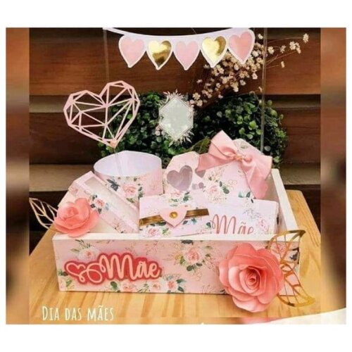 Leve + 13 Arquivo de Corte - Cesta Dia das Mães 9