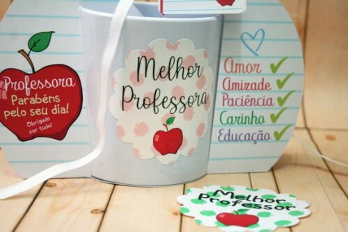 Leve + 13 Arquivo de Corte - Dia dos Professores (Embalagem de Ca