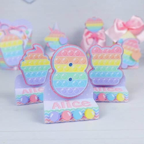 Leve + 13 Arquivo de Corte - Fidget Toy Pop It 12
