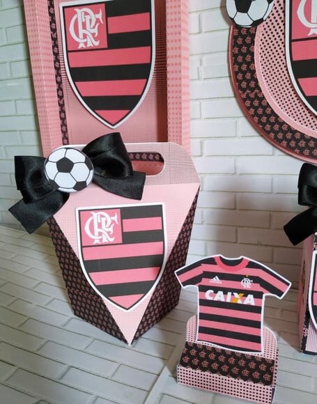 Leve + 13 Arquivo De Corte - Flamengo Rosa 3