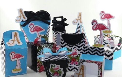 Leve + 13 Arquivo De Corte - Flamingo 30