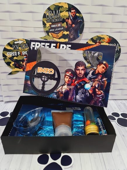 Leve + 13 Arquivo de Corte - Kit Páscoa (Free Fire) 2