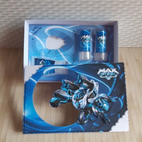 Leve + 13 Arquivo de Corte - Kit Páscoa (Max Steel) 1