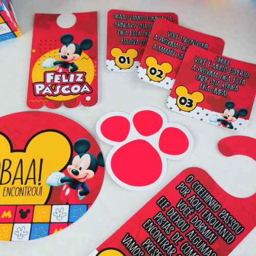 Leve + 13 Arquivo de Corte - Kit Páscoa (Mickey) 1