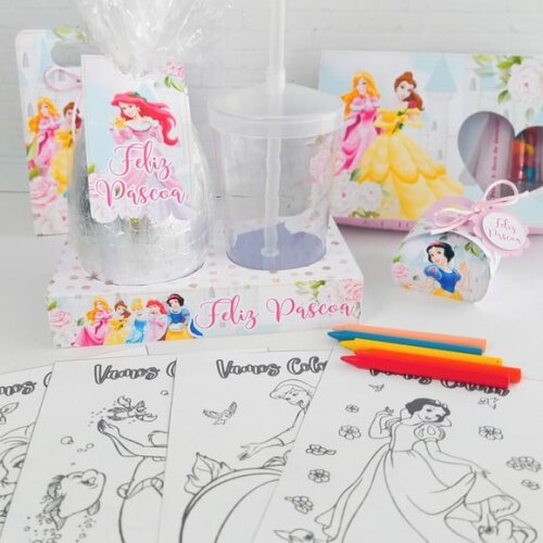 Leve + 13 Arquivo de Corte - Kit Páscoa (Princesas) 1