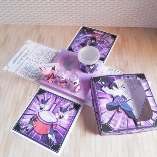 Leve + 13 Arquivo de Corte - Kit Páscoa (Sasuke) 1