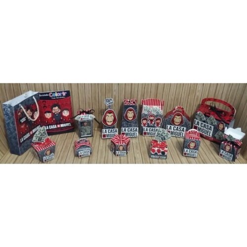 Leve + 13 Arquivo De Corte - La Casa De Papel 7