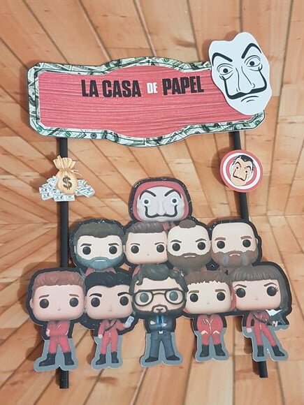 Leve + 13 Arquivo De Corte - La Casa De Papel 8