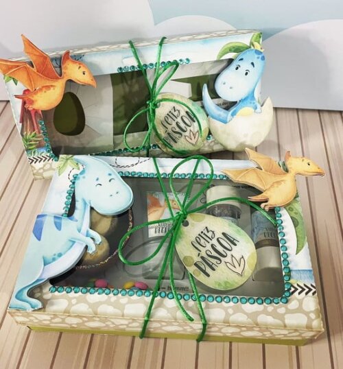 Leve + 13 Arquivo de Corte - Mini Confeiteiro (dinossauros) 3