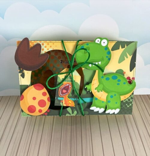 Leve + 13 Arquivo de Corte - Mini Confeiteiro (dinossauros) 5