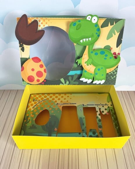 Leve + 13 Arquivo de Corte - Mini Confeiteiro (dinossauros) 5