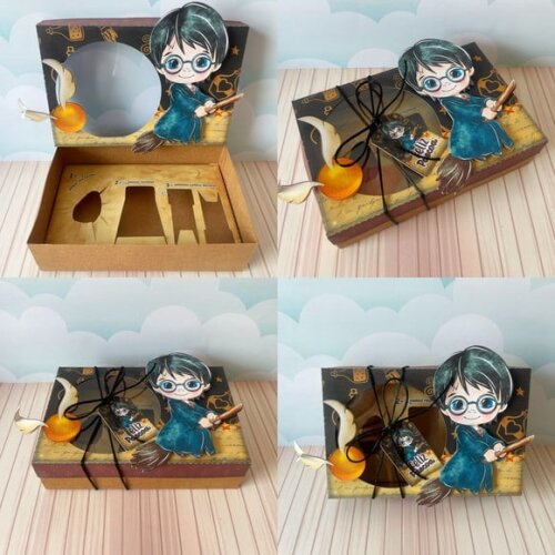 Leve + 13 Arquivo de Corte - Mini Confeiteiro (harry Potter) 1