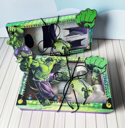 Leve + 13 Arquivo de Corte - Mini Confeiteiro (hulk) 1