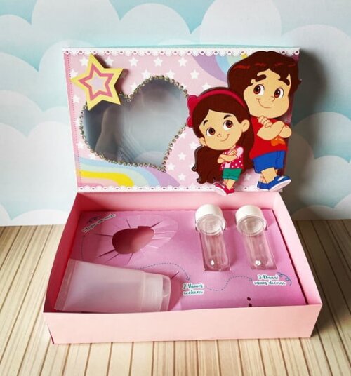 Leve + 13 Arquivo de Corte - Mini Confeiteiro (Maria Clara e JP) 