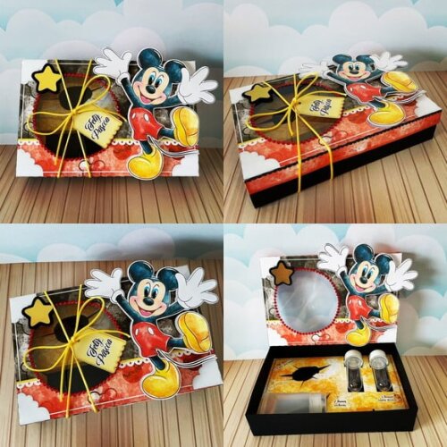 Leve + 13 Arquivo de Corte - Mini Confeiteiro (Mickey) 1