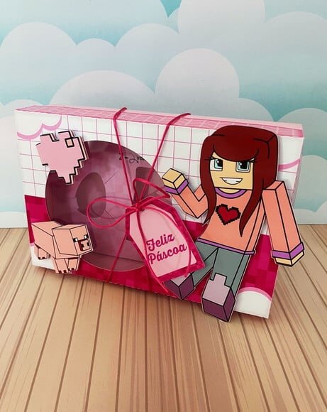 Leve + 13 Arquivo de Corte - Mini Confeiteiro (minecraft) 4