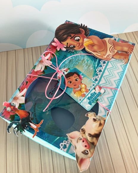 Leve + 13 Arquivo de Corte - Mini Confeiteiro (moana) 2