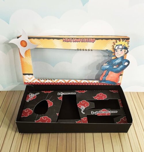 Leve + 13 Arquivo de Corte - Mini Confeiteiro (naruto) 2