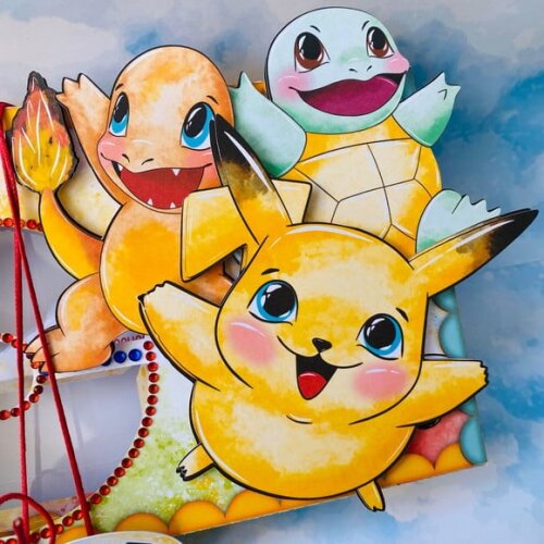 Leve + 13 Arquivo de Corte - Mini Confeiteiro (Pokemon) 1