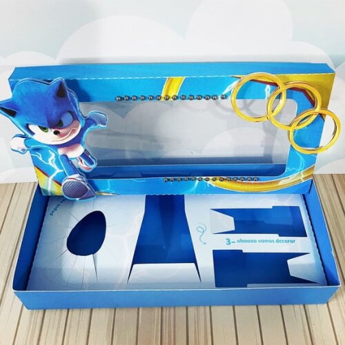 Leve + 13 Arquivo de Corte - Mini Confeiteiro (sonic) 1