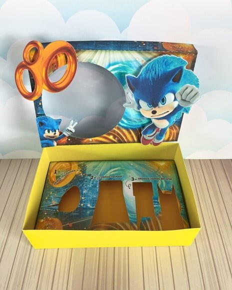 Leve + 13 Arquivo de Corte - Mini Confeiteiro (sonic) 3