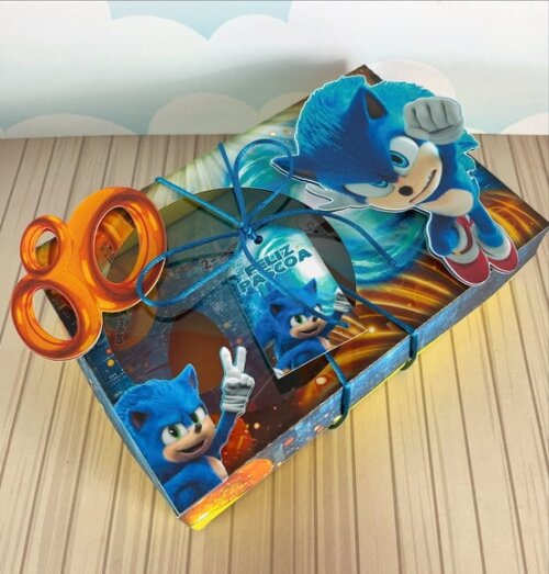 Leve + 13 Arquivo de Corte - Mini Confeiteiro (sonic) 3