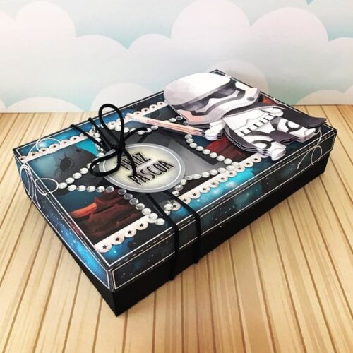 Leve + 13 Arquivo de Corte - Mini Confeiteiro (star Wars) 1
