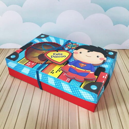 Leve + 13 Arquivo de Corte - Mini Confeiteiro (super Homem) 1