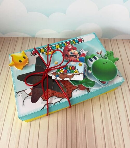 Leve + 13 Arquivo de Corte - Mini Confeiteiro (super Mario) 1