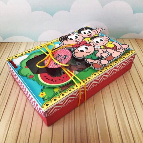 Leve + 13 Arquivo de Corte - Mini Confeiteiro (turma da Mônica) 