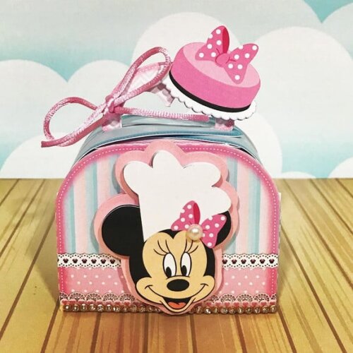 Leve + 13 Arquivo de Corte - Minnie Confeiteira 1