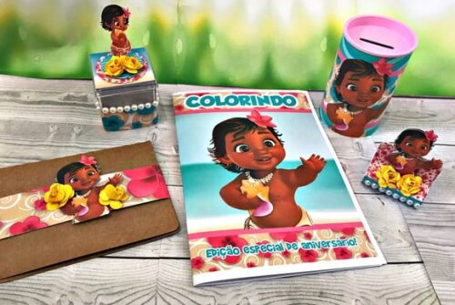 Leve + 13 Arquivo de Corte - Moana Baby 7