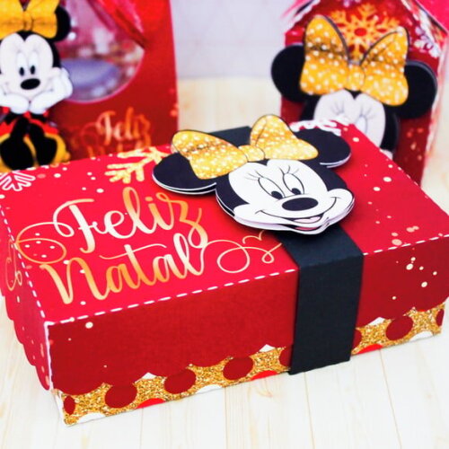 Leve + 13 Arquivo de Corte - Natal da Minnie 1