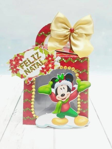Leve + 13 Arquivo de Corte - Natal do Mickey 5