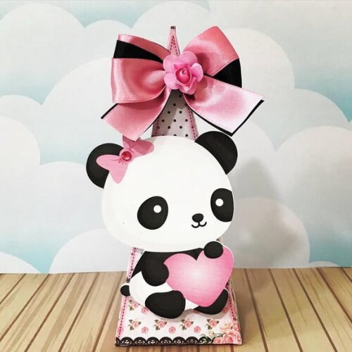 Leve + 13 Arquivo de Corte - Panda Menina 2