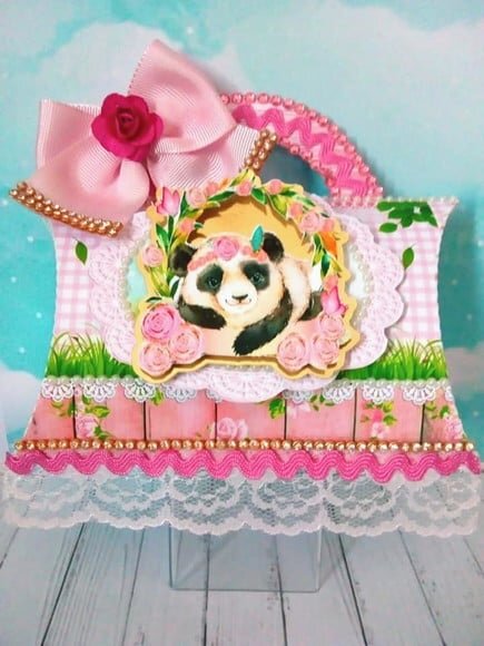 Leve + 13 Arquivo de Corte - Panda Menina 8
