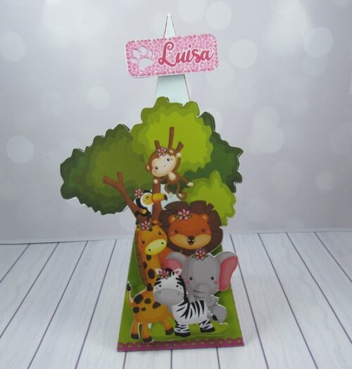 Leve + 13 Arquivo De Corte - Safari Menina 11