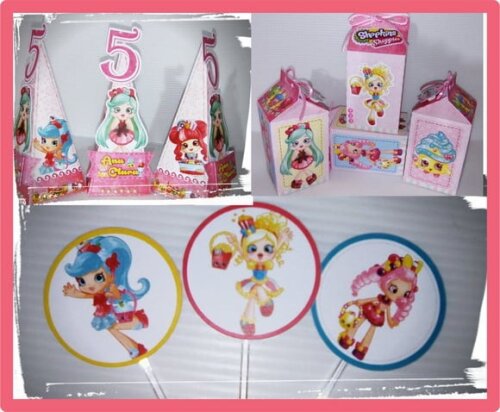 Leve + 13 Arquivo de Corte - Shopkins 1