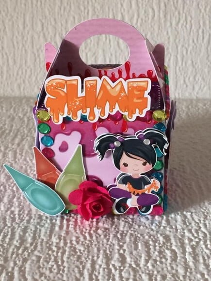 Leve + 13 Arquivo de Corte - Slime Menina 4