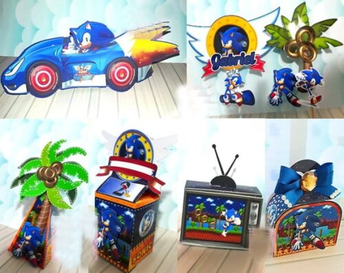 Leve + 13 Arquivo de Corte - Sonic 15