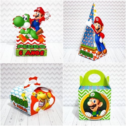 Leve + 13 Arquivo de Corte - Super Mario 10