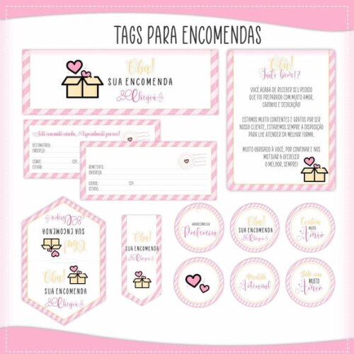 Leve + 13 Arquivo de Corte - Tags para Clientes 2