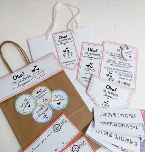 Leve + 13 Arquivo de Corte - Tags para Clientes 3