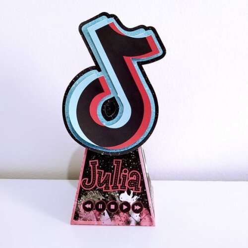 Leve + 13 Arquivo de Corte - Tik Tok 3