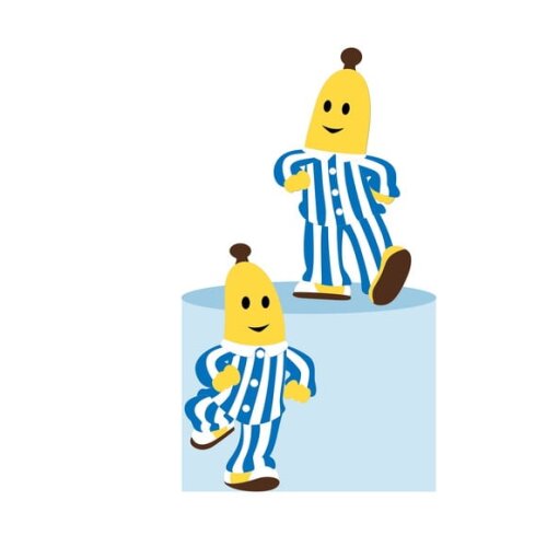 Leve + 13 Arquivo de Corte - Topo de Bolo (bananas de Pijamas) 1