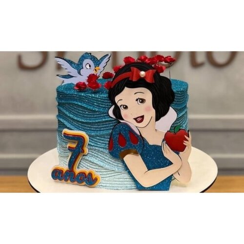 Leve + 13 Arquivo de Corte - Topo de Bolo (branca de Neve) 10